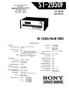 Sony ST-2950F - Service Manual 